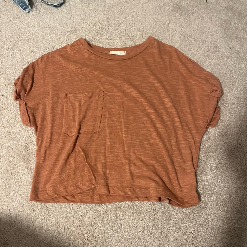 Altrd state fall orange flowy top